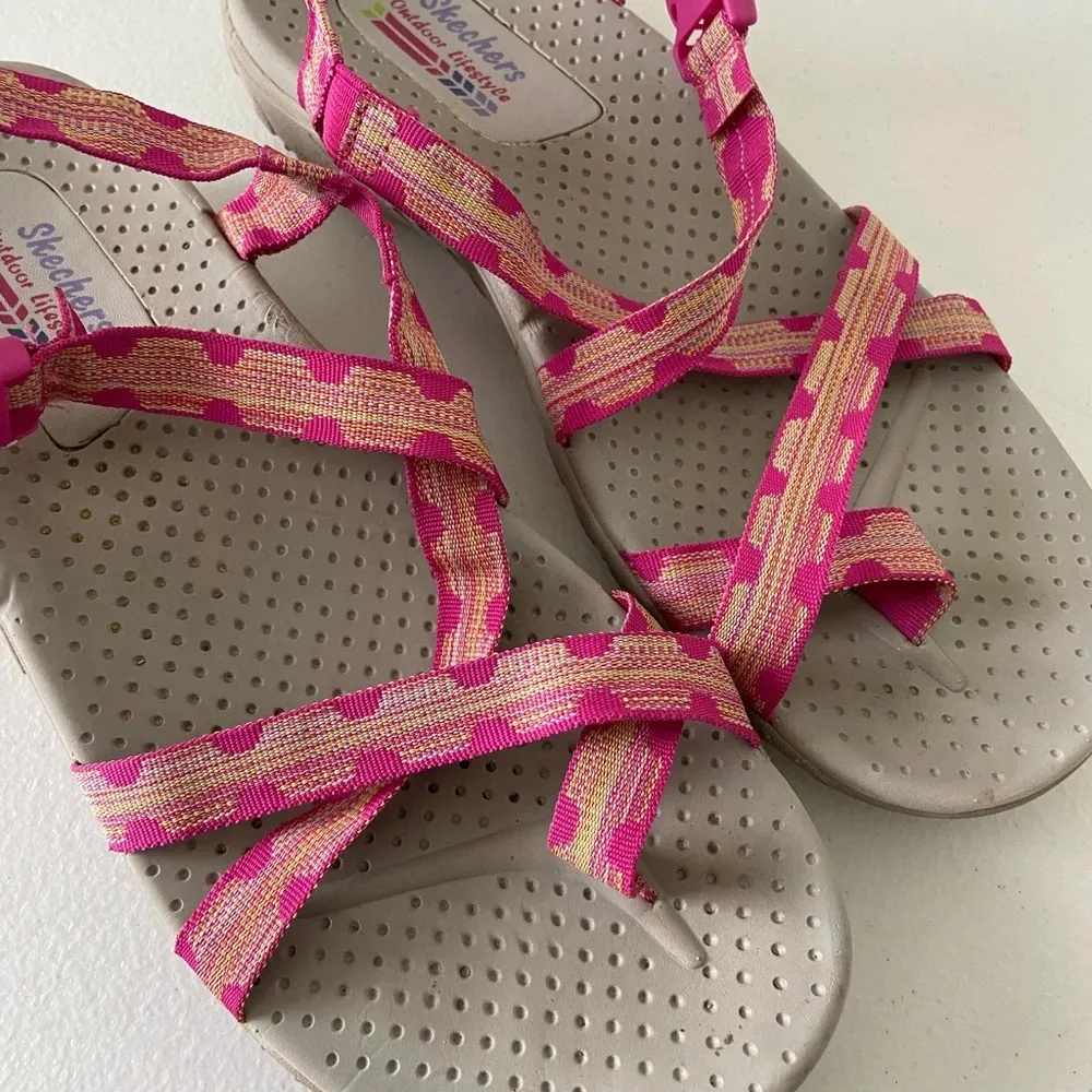 Skechers women’s reggae haystack toe ring sandals —‎ size 8 - Image 5
