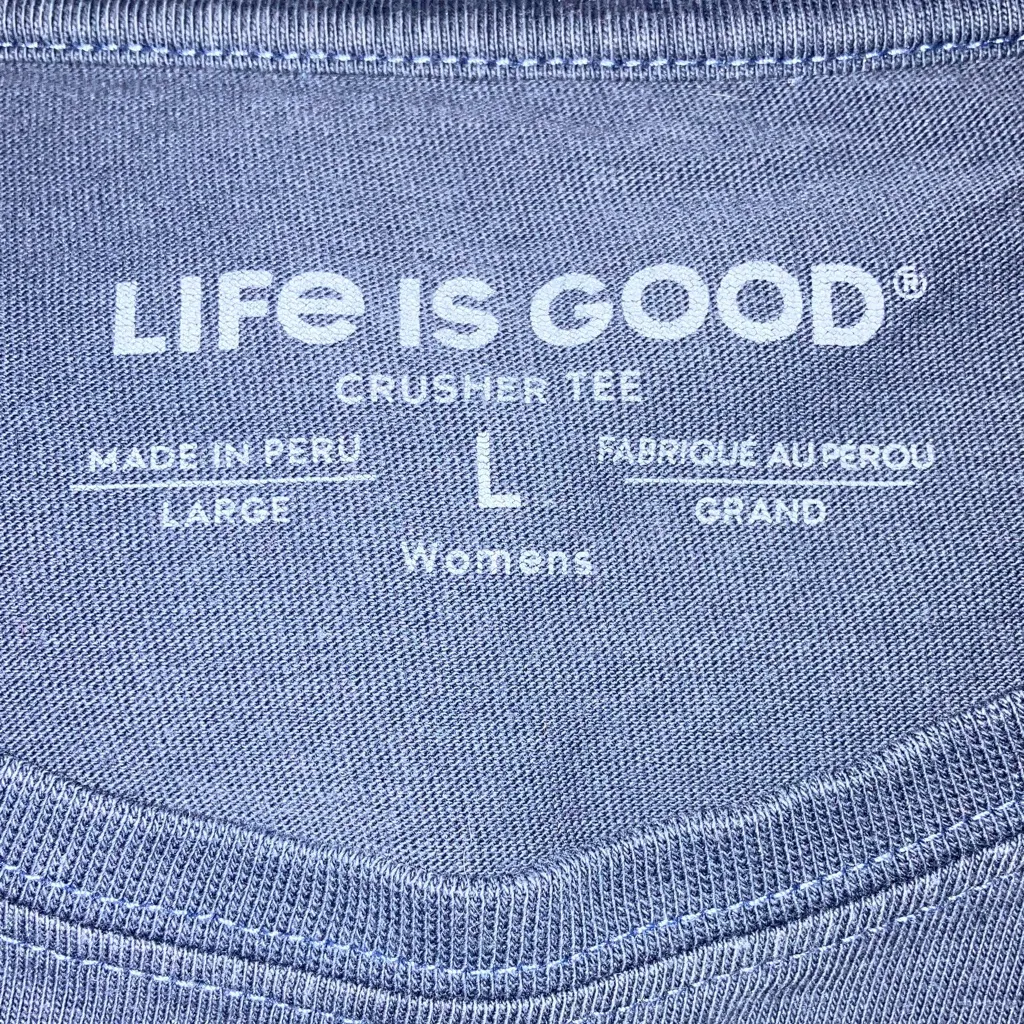 🎉4 for $20 Life Is Good Women's Yeah Buoy Short Sleeve Crusher Tee, Large - Image 5