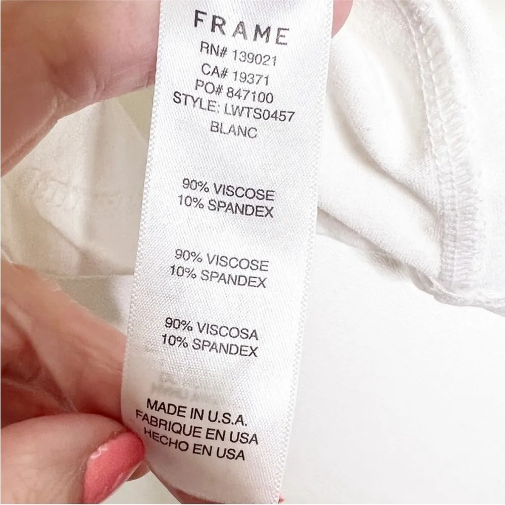 Frame Blanc Balloon Sleeve Top Size Medium - Image 7