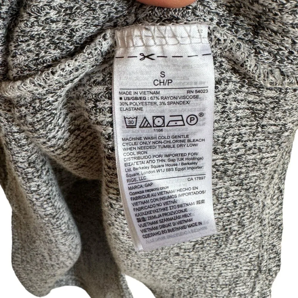 Gap Maternity Softspun Henley Ribbed Dress Long Sleeve Small Women’s - Image 5