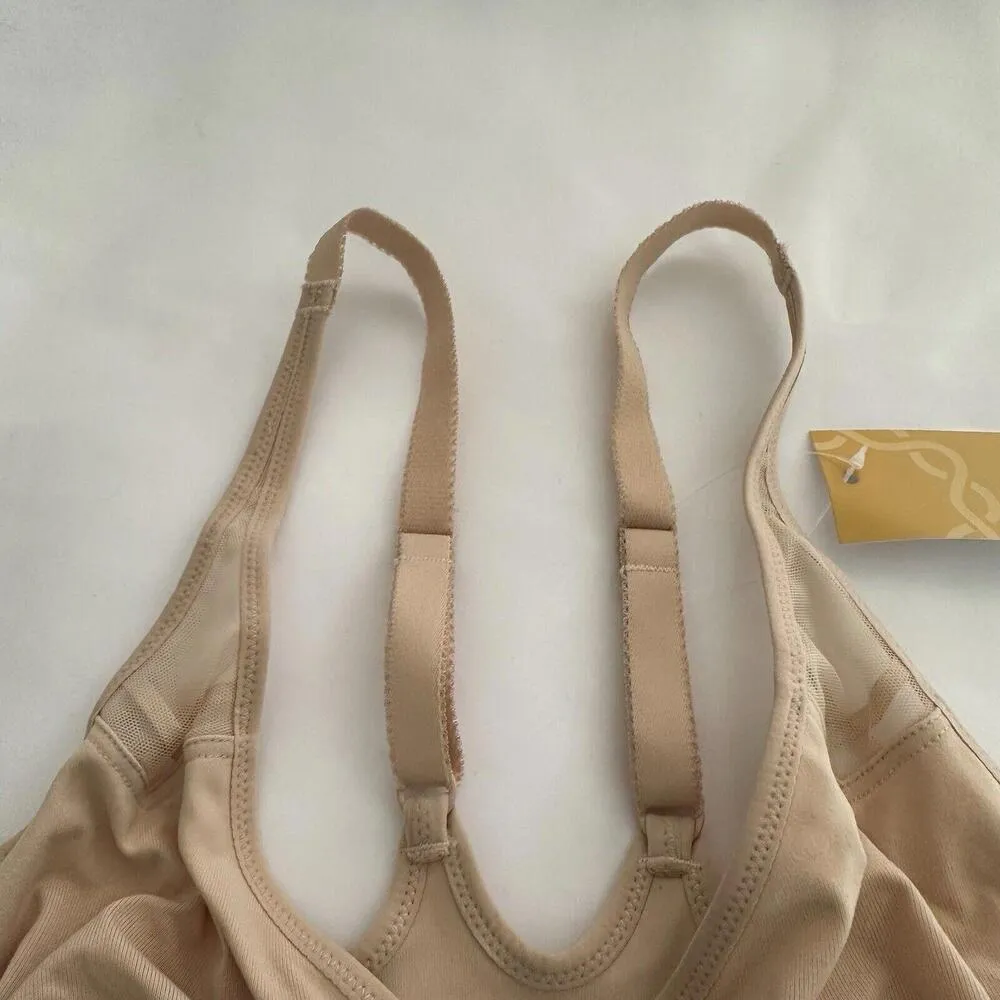 Delimira Front Close Unlined Bra 32DD Underwire W6O1 Nude Beige NWT Size undefined - Image 5