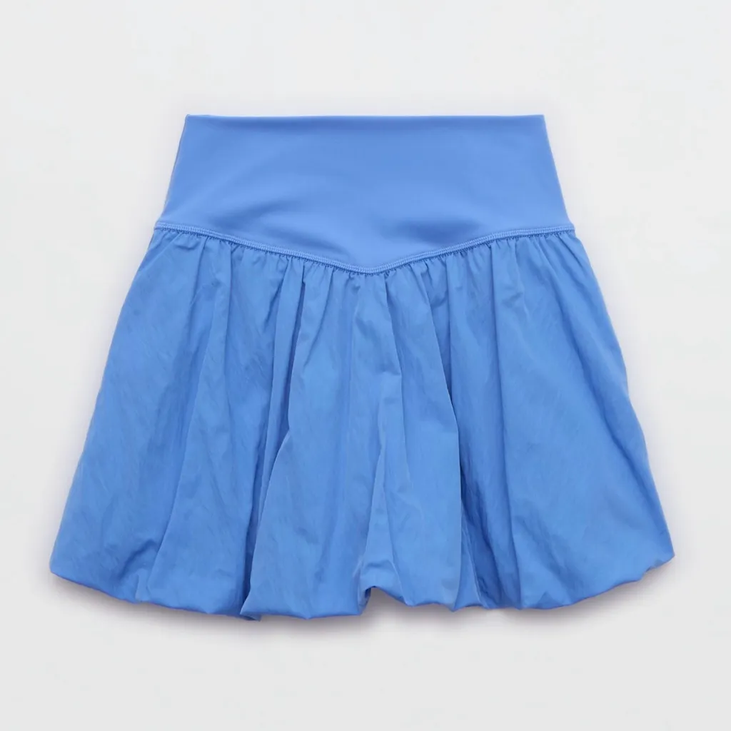 OFFLINE By Aerie Real Me Bubble Skort Womens Color: Laundry Blue Size: M - Image 4