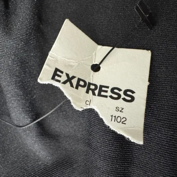 Express Black Lace Faux Wrap Bodice Wide Leg Jumpsuit Size S NWT‎ - Image 9