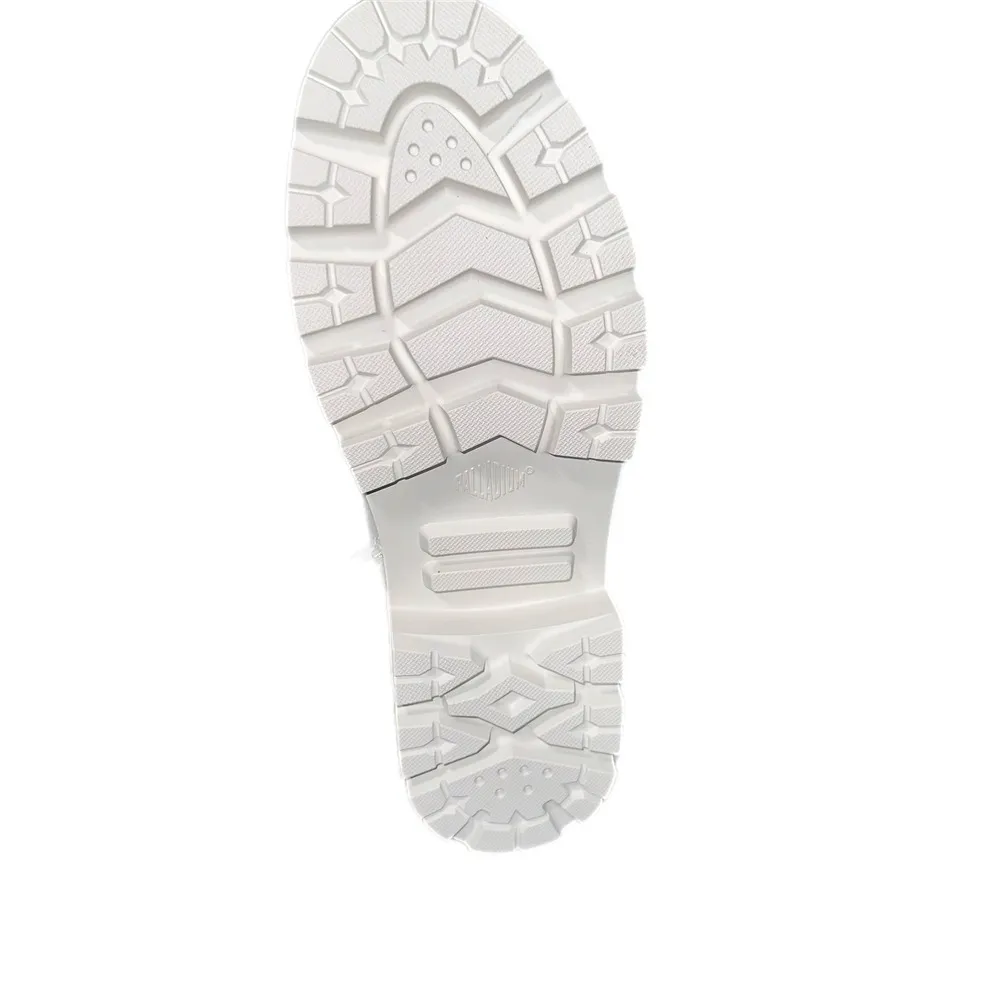 Palladium Pallabase Star White Grunge Skater Womens Platform Boots Sz US 11 - Image 7