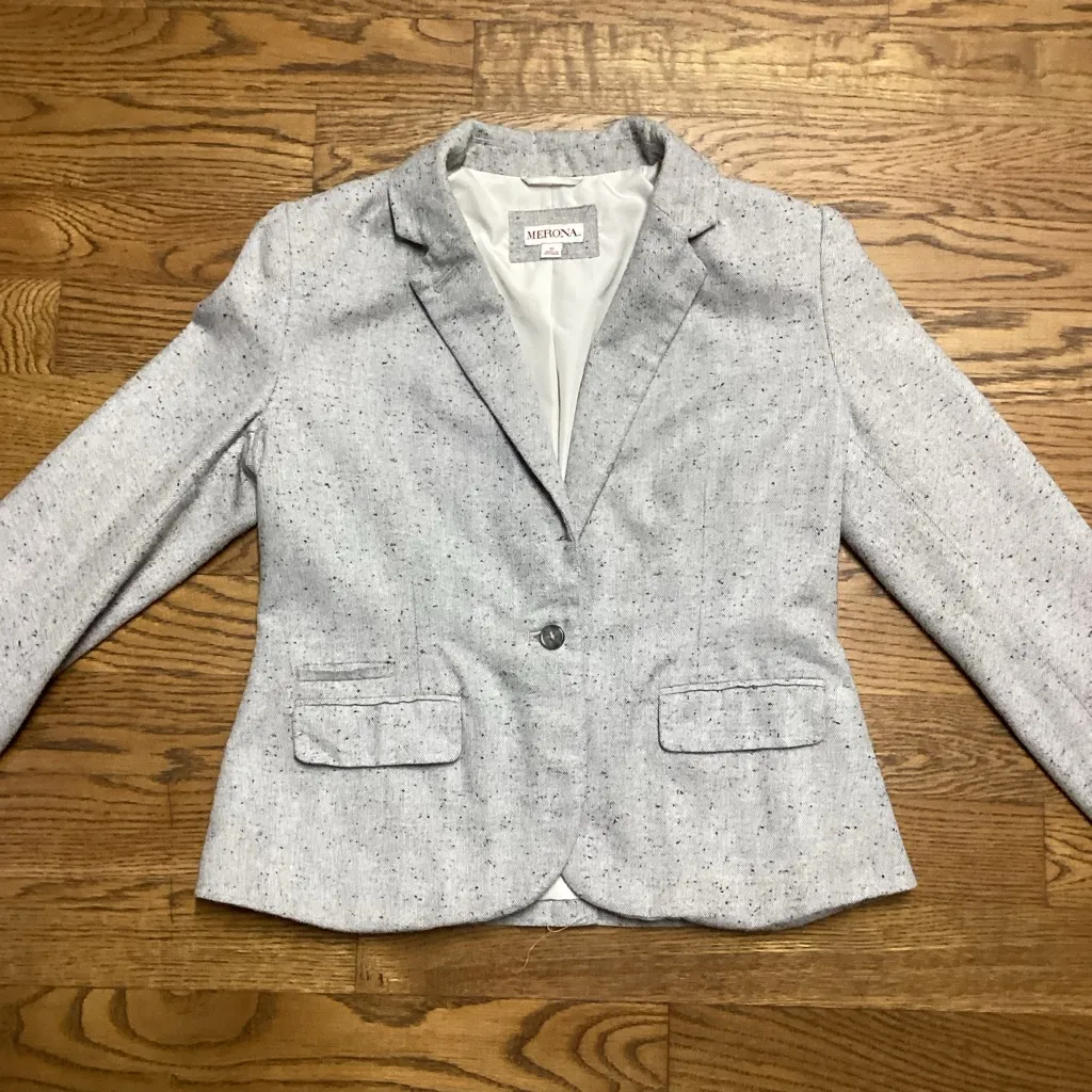 Merona twill ladies blazer/sport coat. Size 12 - Image 8