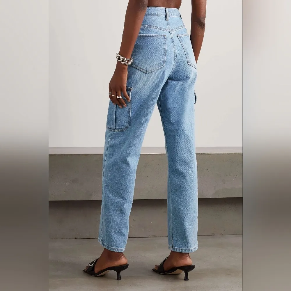 Frankie Shop Kai High Rise Wide Leg Jeans - Image 3
