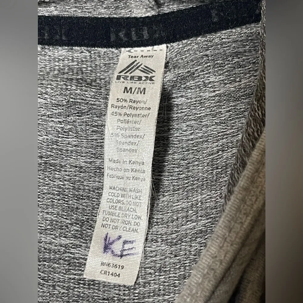 RBX Women's French Terry Pullover Hoodie Light Grey Size M Gray Size M - Image 5