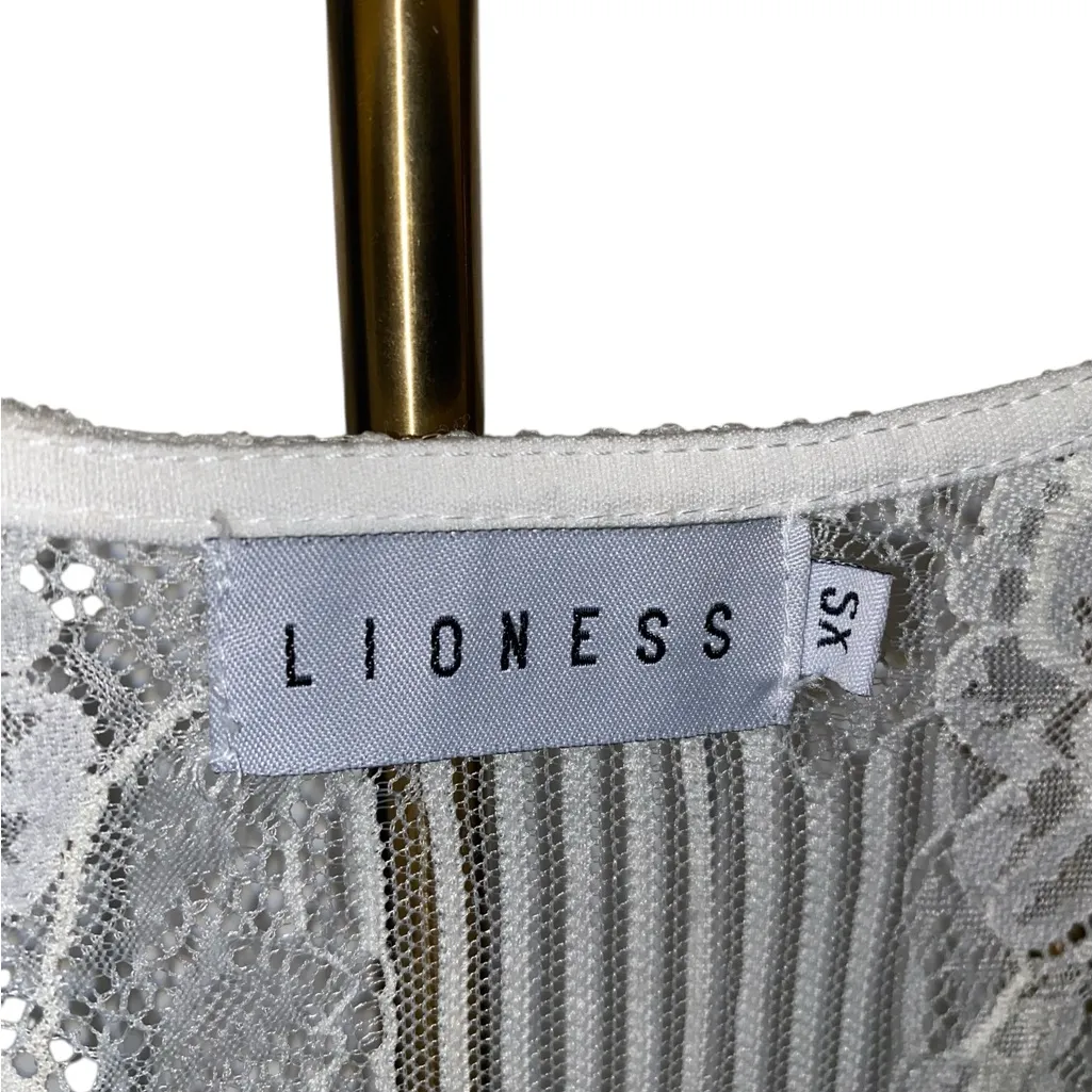 Lioness Cream Lace Festival Romper Boho Western party dress Fairy core - Image 8