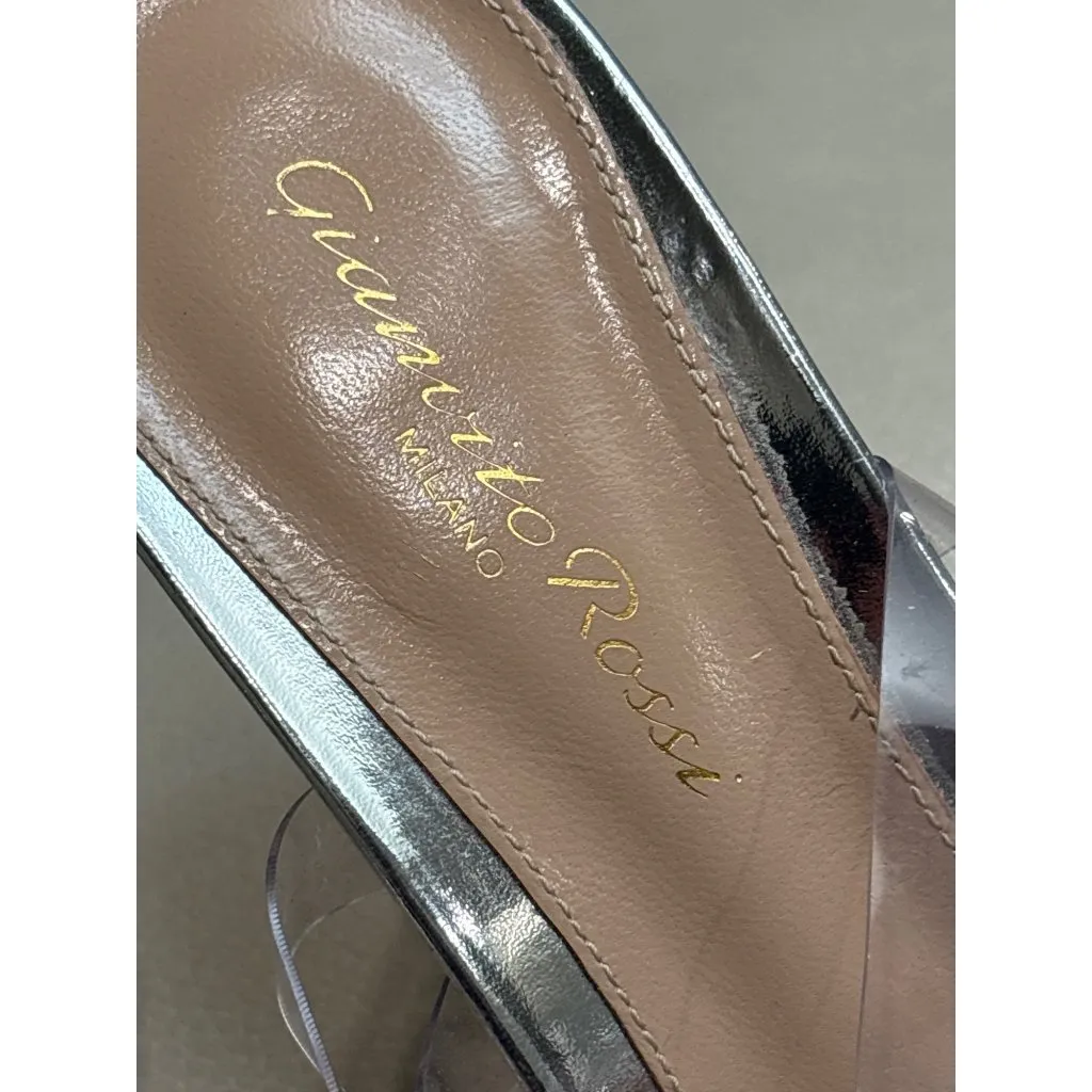 Gianvito Rossi Crystal Fever 85mm sandals in Transparent 36 Womens High Heels - Image 8
