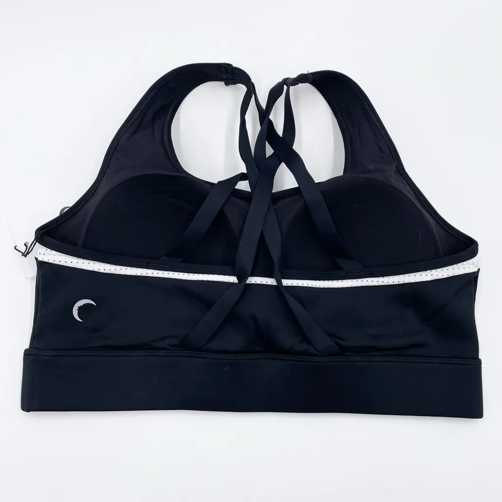 NEW Zyia Black & White Primo Mesh Bra Size XL Workout Athleisure Strappy Back - Image 6