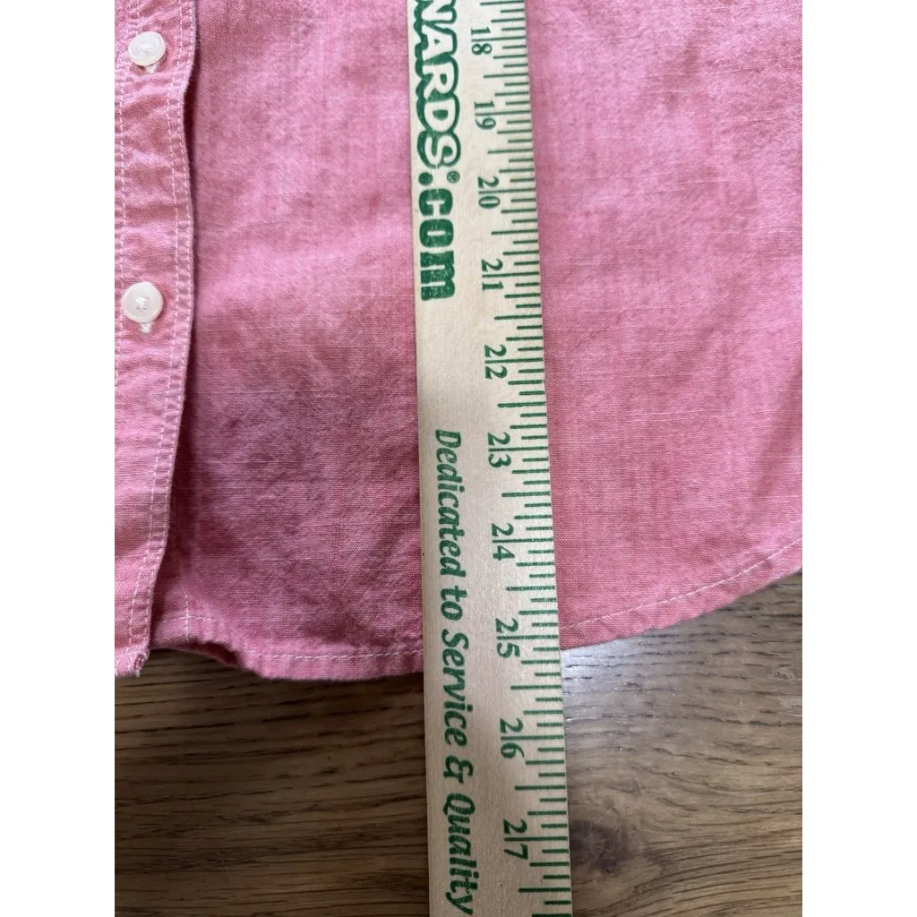 Old Navy Women Size Small Long Sleeve‎ Button Down Shirt Cotton Preppy Classic - Image 5