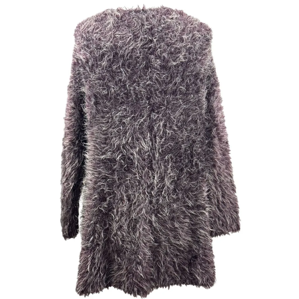 NWOT Search For Sanity Size M Woman Purple Fuzzy Long - Image 2