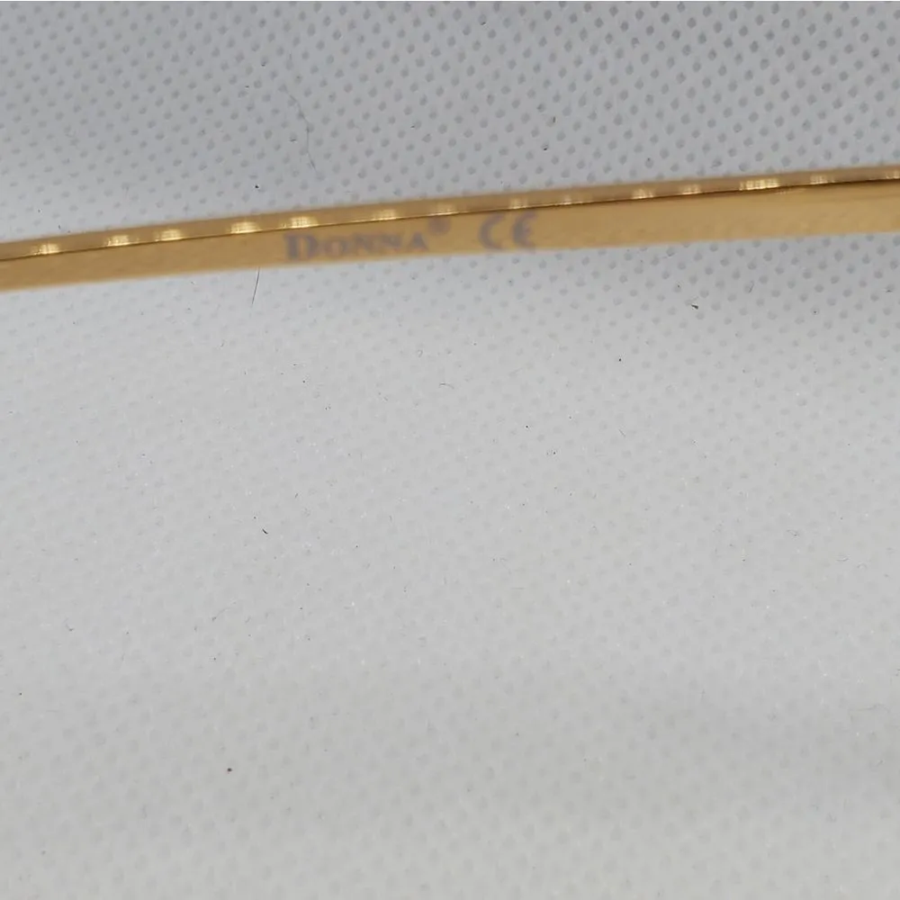Donna Gold & Clear Glasses Gold - Image 9