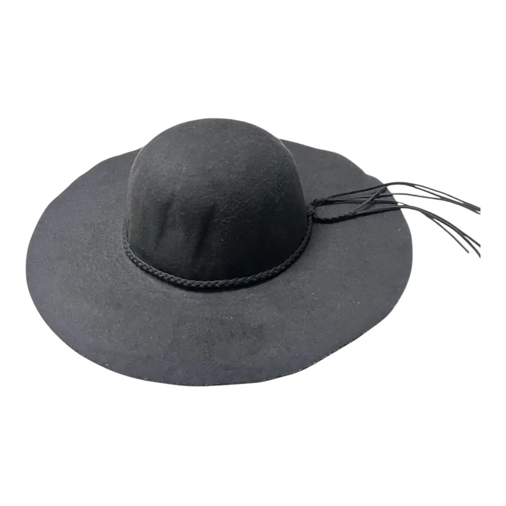 Jessica McClintock Slouchy Black Felt Hat - Image 3