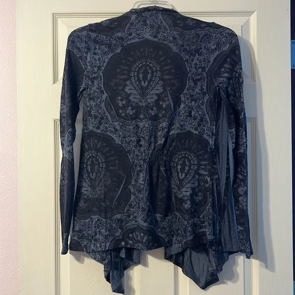 Daytrip Dark Grey Open Front Cardigan Small - Image 5