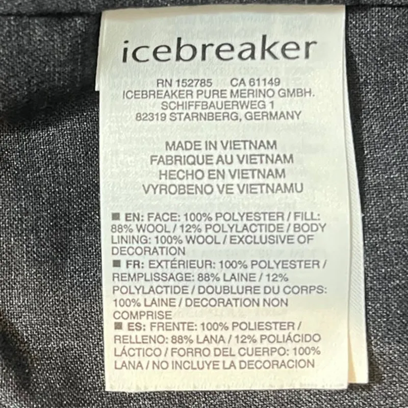 Icebreaker Womens Black Vest Merino Wool Outdoors‎ insulated Size XS - Image 9