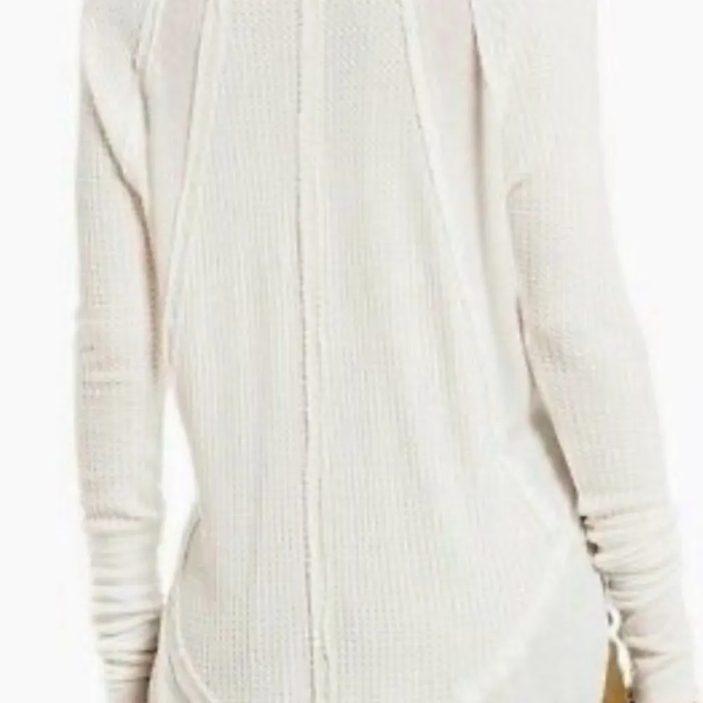 Free people we the free Catalina v-neck long sleeve wafle knit thermal shirt S - Image 3