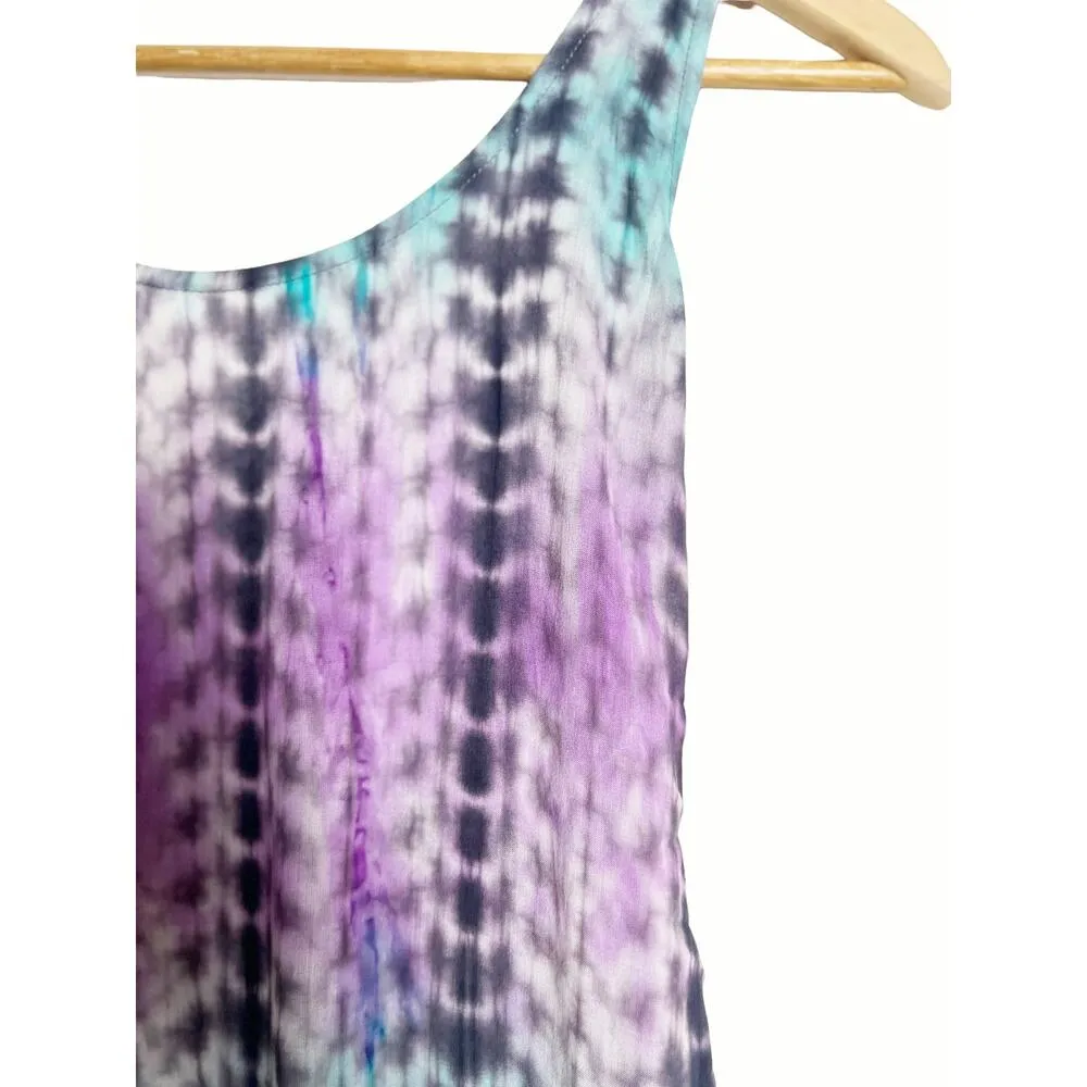 Lovers + Friends Purple Tie-Dye Sleeveless Cut Out Tank Top Size XS - Image 5