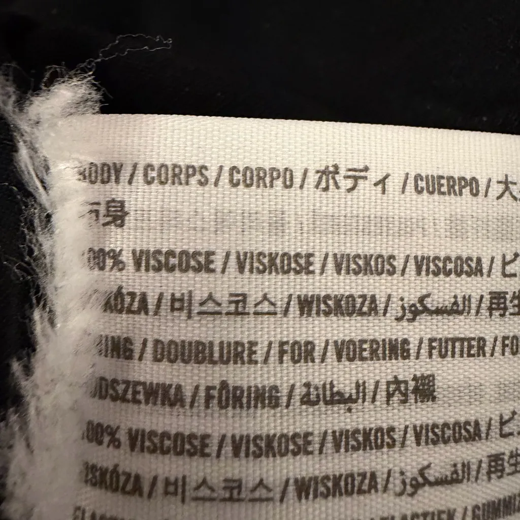 Abercrombie & Fitch floral Puff Sleeve Midi Dress dark multicolor puff sleeve S - Image 4