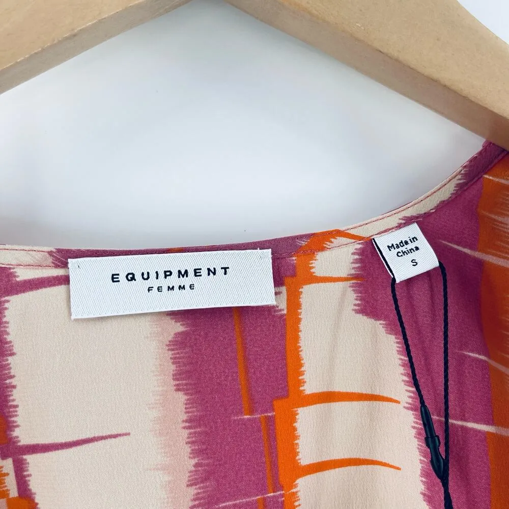 EQUIPMENT FEMME Almanda Tank Size Small 100% Silk Designer Luxury Casual Light - Image 3