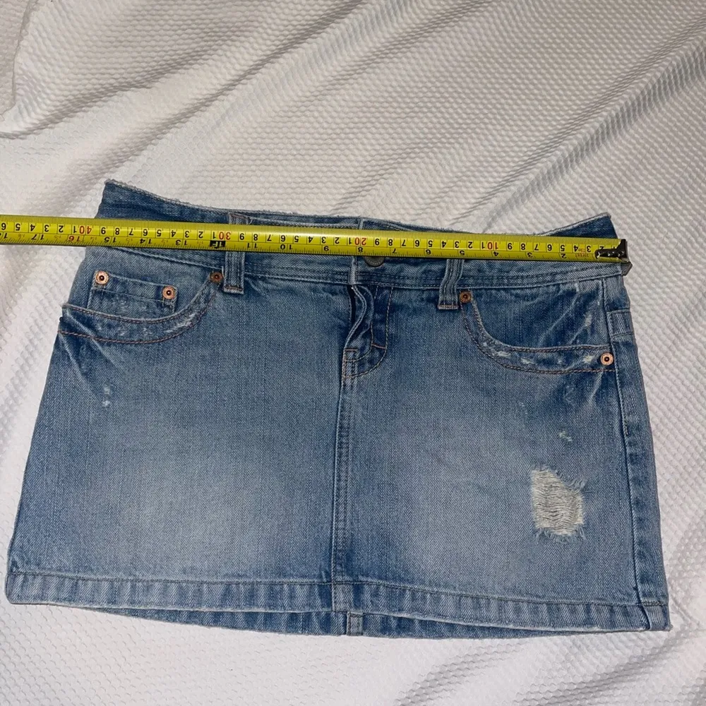 American Eagle Outfitters denim Mini Skirt Casual Night Out Y2K size 4 - Image 6