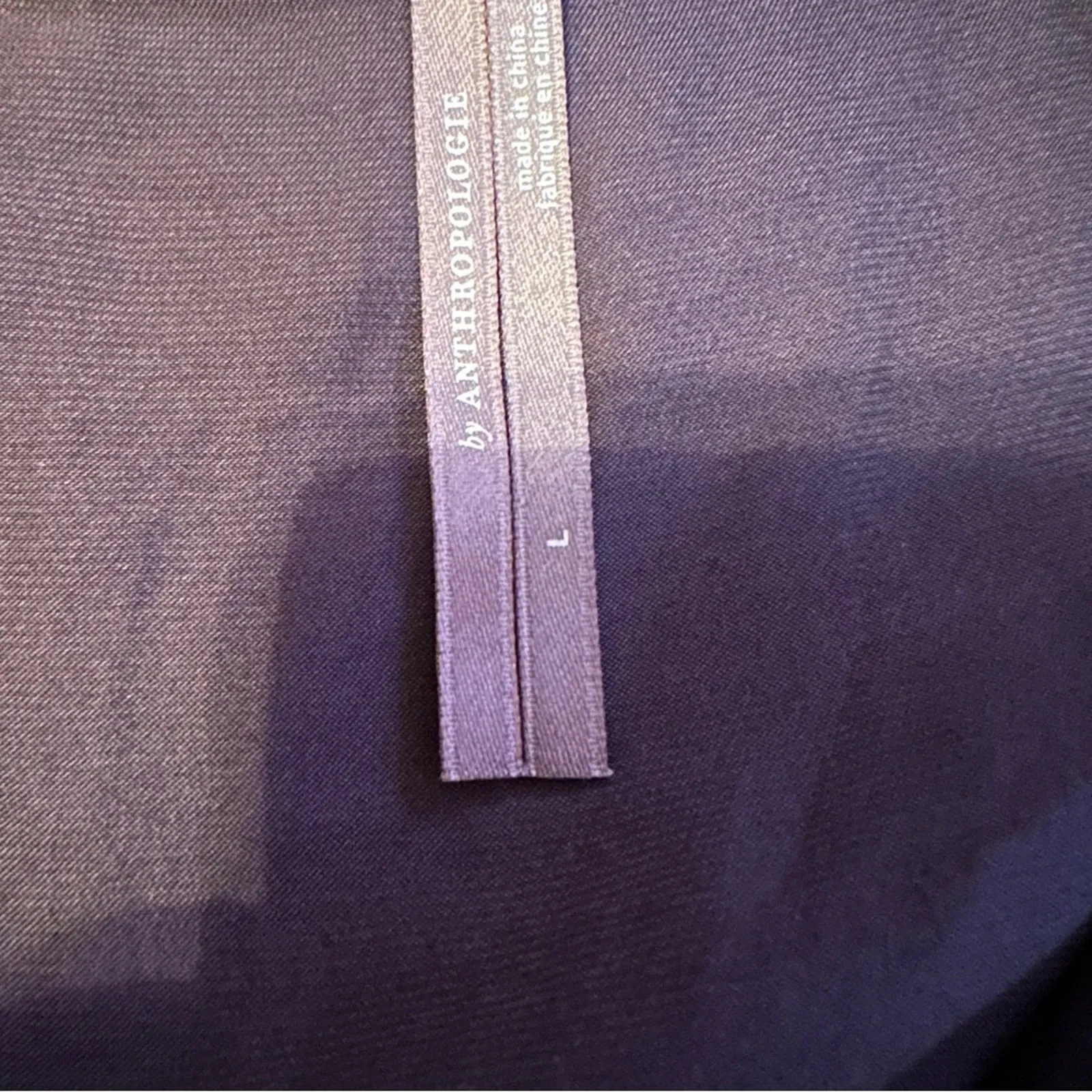 Anthropologie Yara Surplice‎ Black Lace Wrap-Over Front Bodysuit Sz L NEW - Image 7