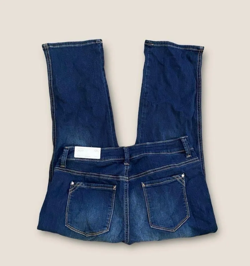 Chico’s The Platinum Crop Slim Fit Jeans Indigo 00 - Image 2