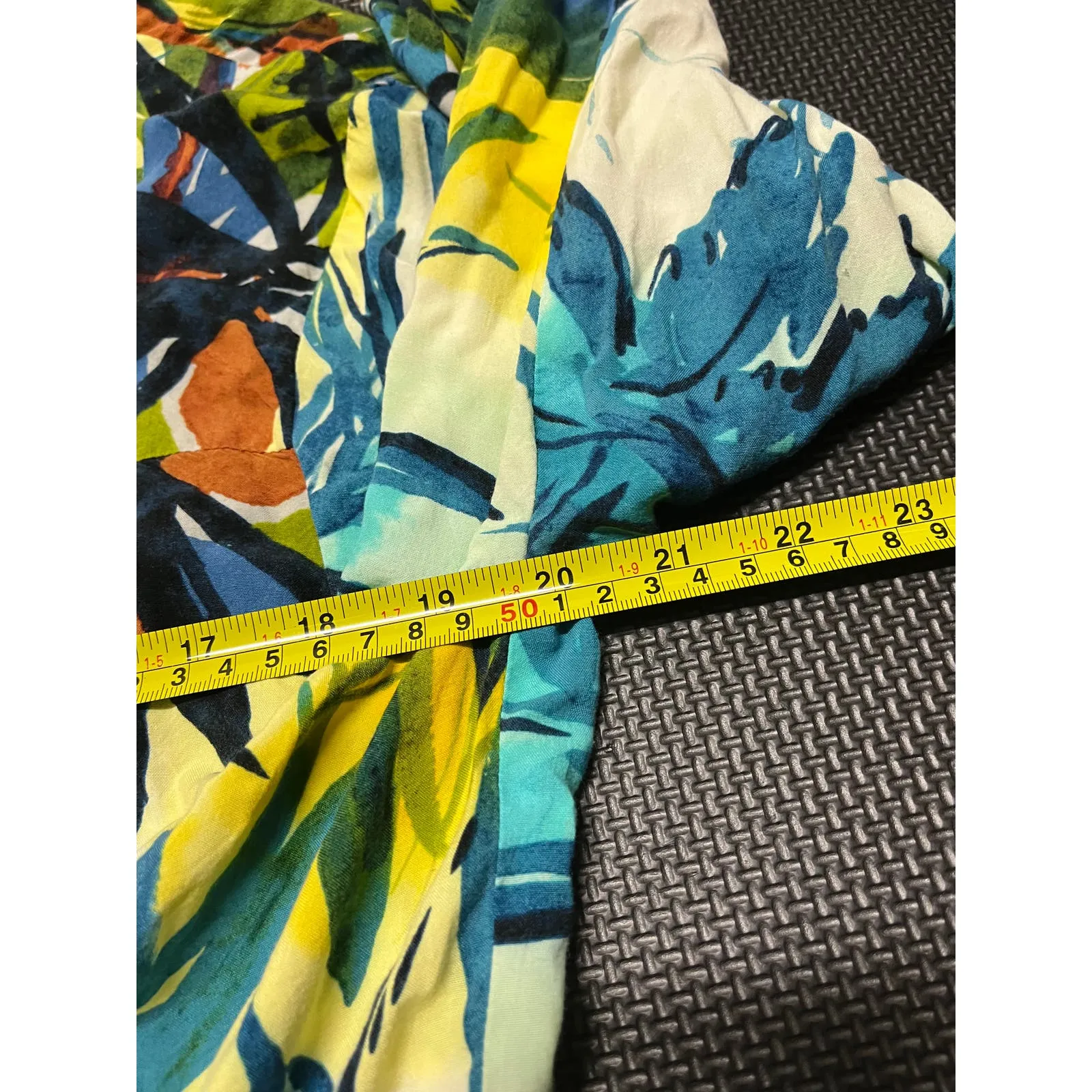 Jams World 50 Years Hawaiian Button Shirt Blouse Floral Tropical‎ Size Medium - Image 7