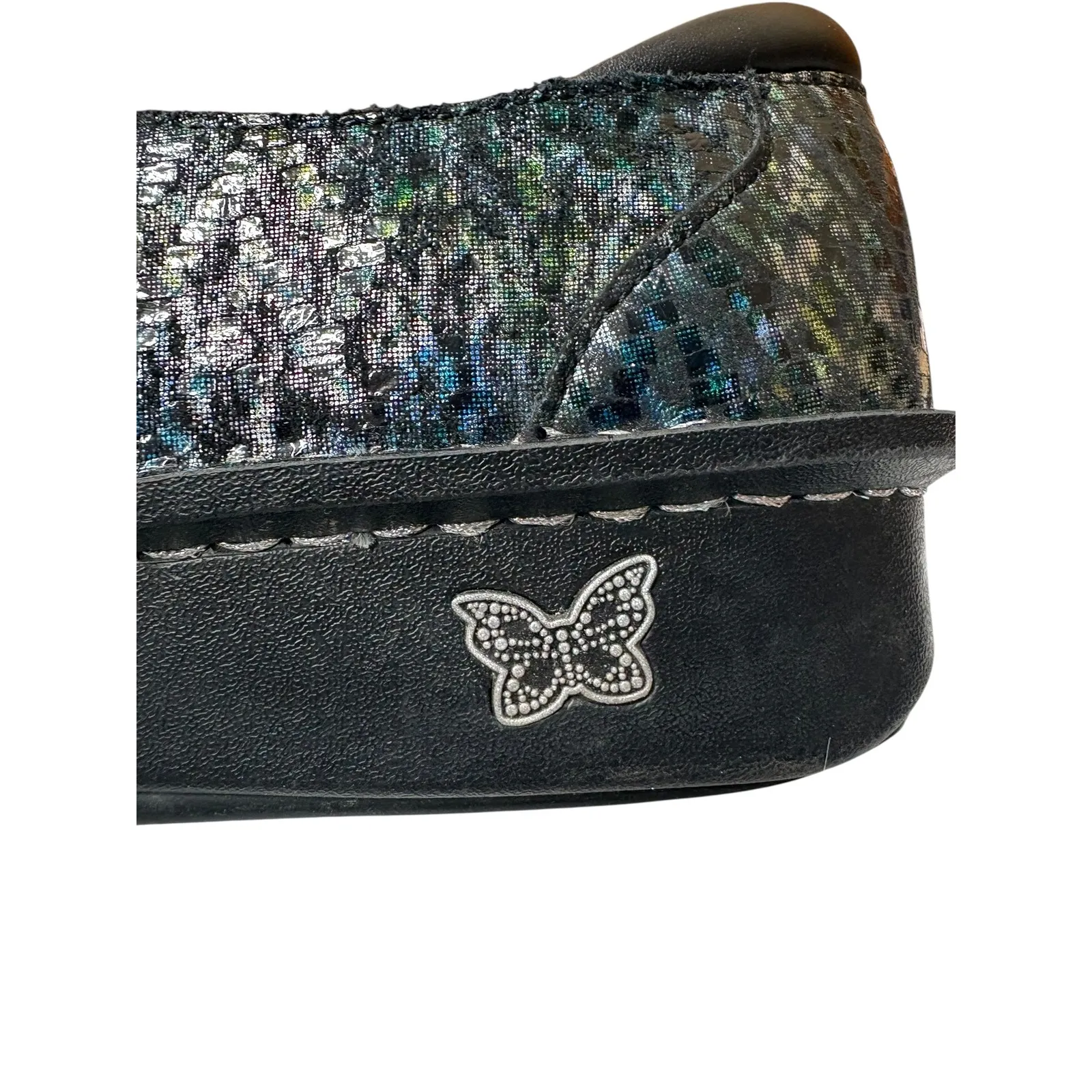 Alegria Dixi Women's Slip On Comfort Iridescent Work Wear Leather Shoes 40 - Image 9