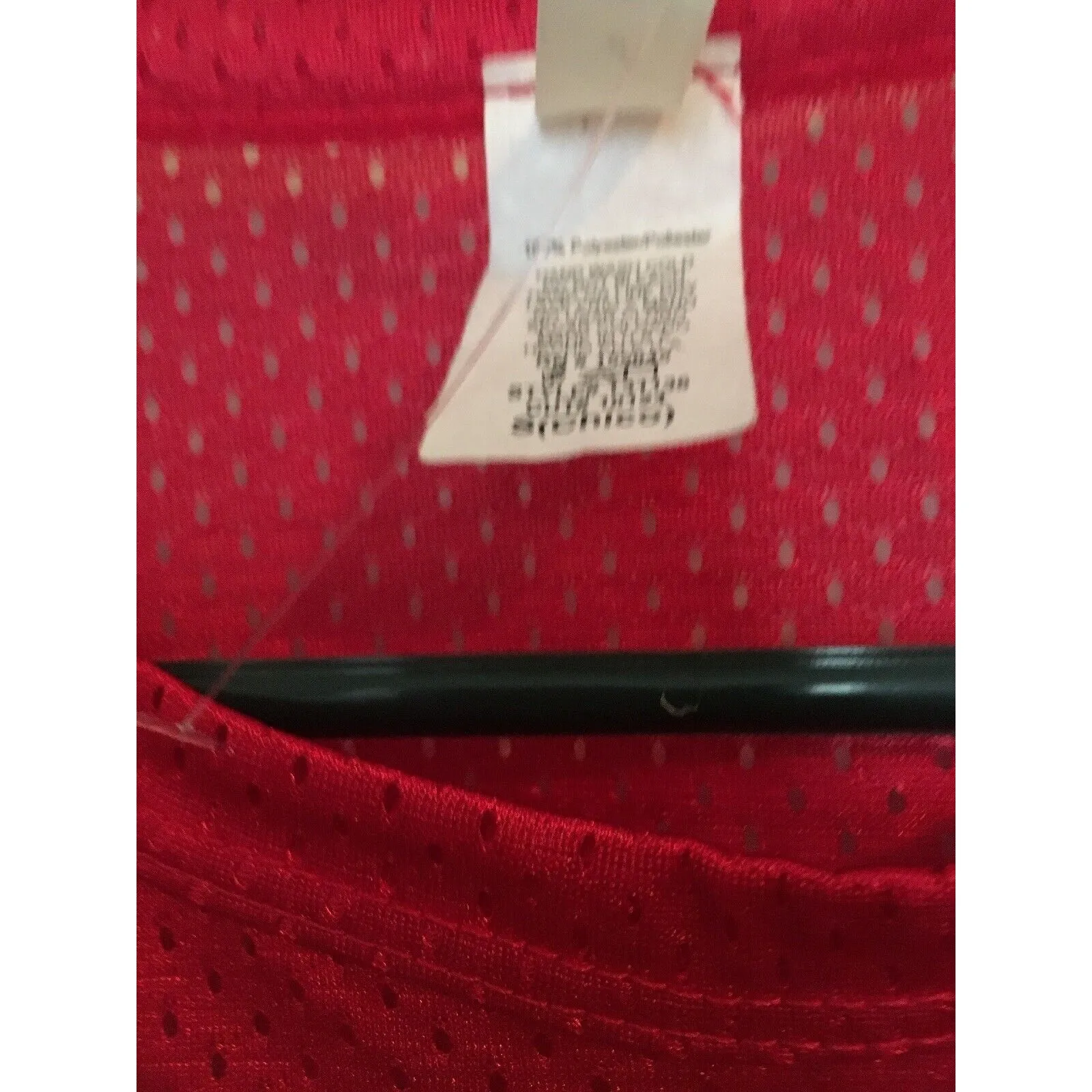 J & Sky Women's Size Jersey Top Short Sleeve Cropped Red - Image 5