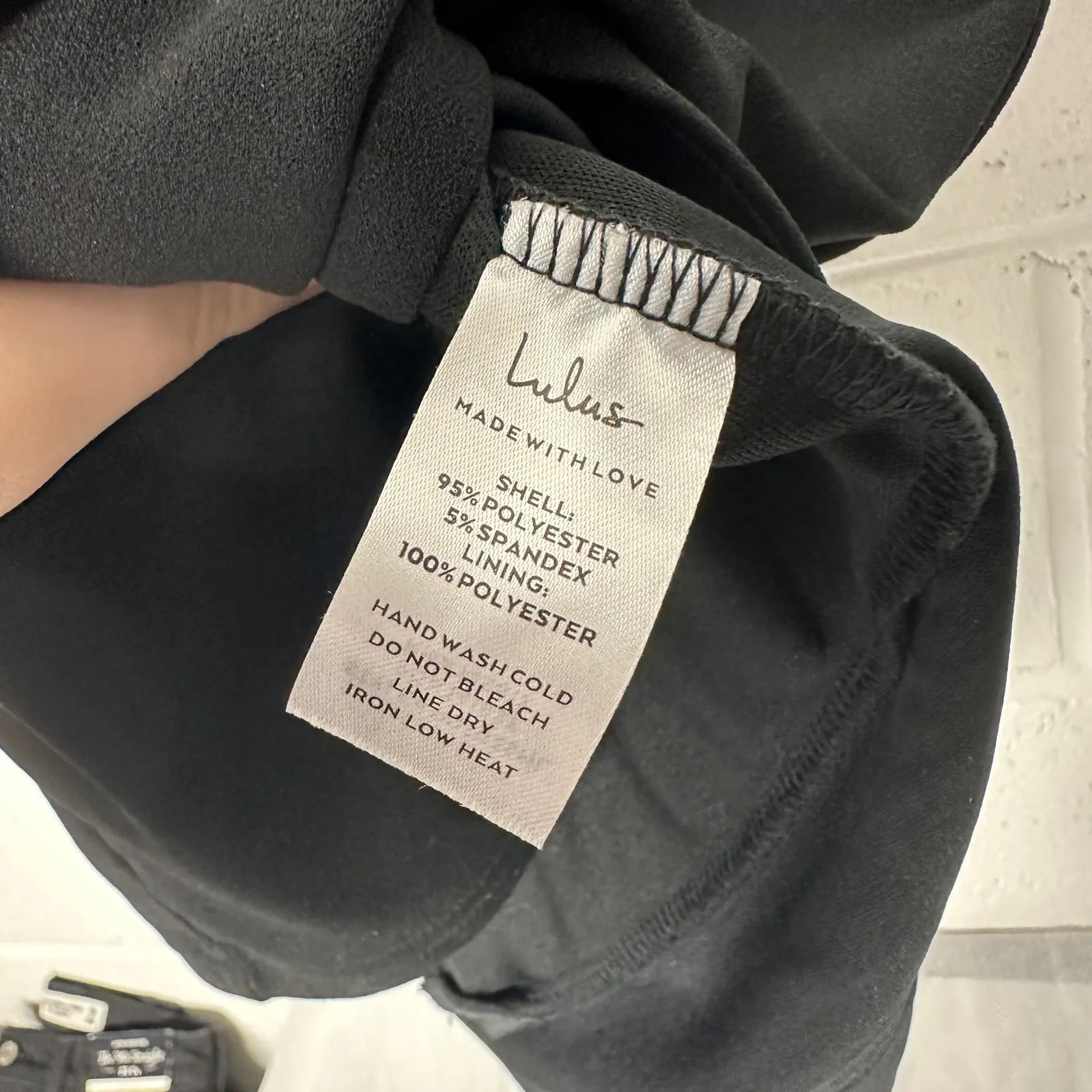 Lulus Black Sleeveless V Neck Sheath Dress with Side Slit Size XS - Image 7