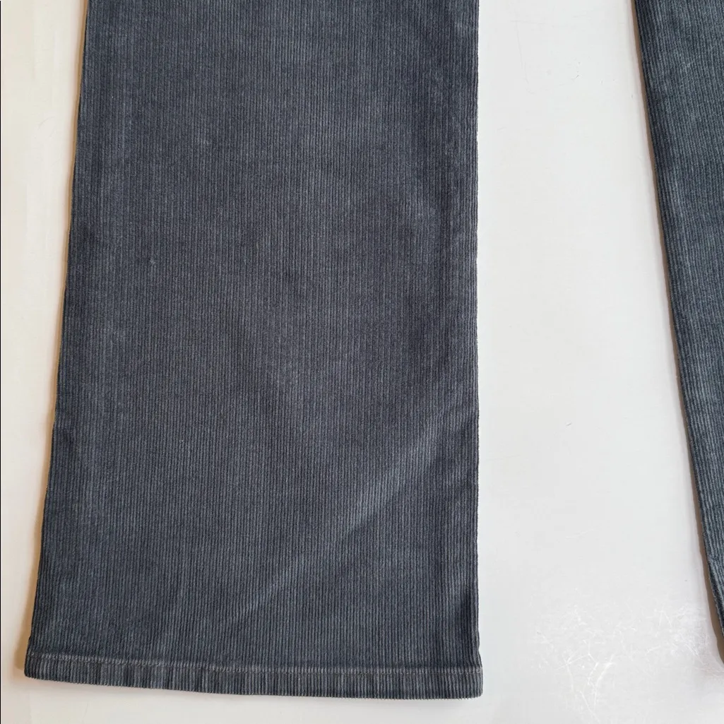 Women’s Polo Jeans Co Ralph Lauren Vintage Y2K Low Rise Cords Dark Grey Size 10 - Image 9