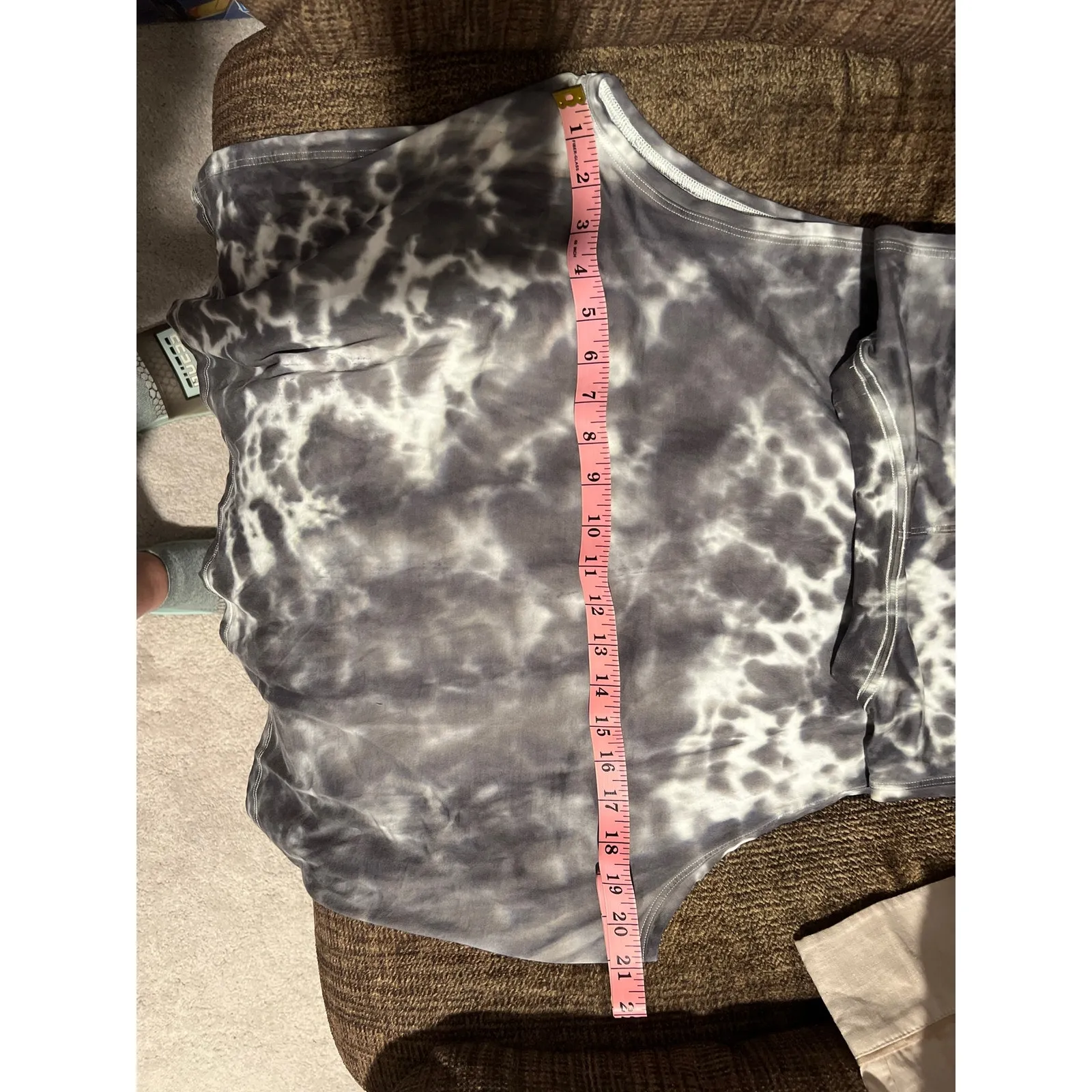 Lululemon All Yours Tie Dye Sleeveless Athletic Tank Top Graphite ptp21 - Image 8