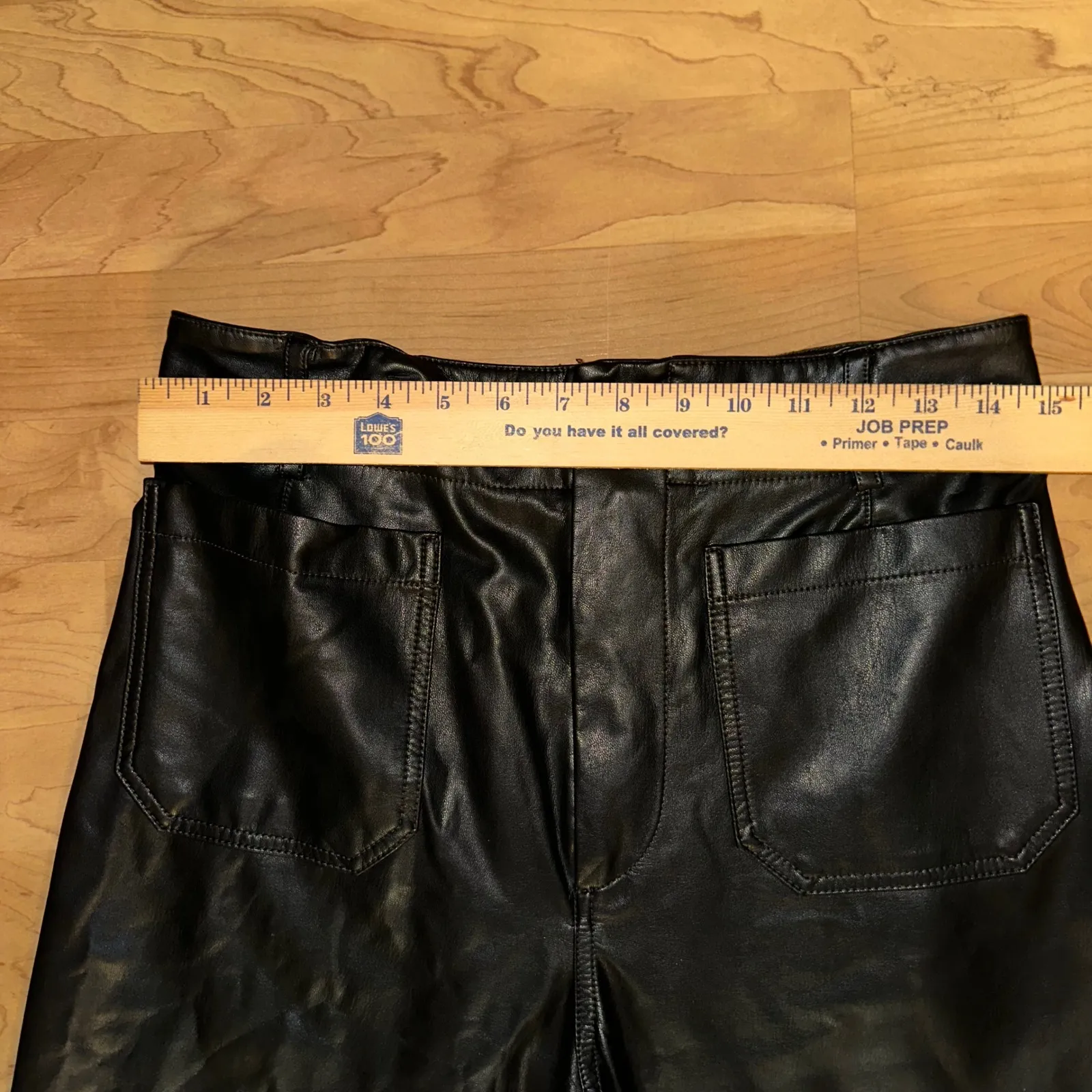 Maeve by Anthropologie The Colette Cropped Vegan Leather Pants Size 30 - Image 5