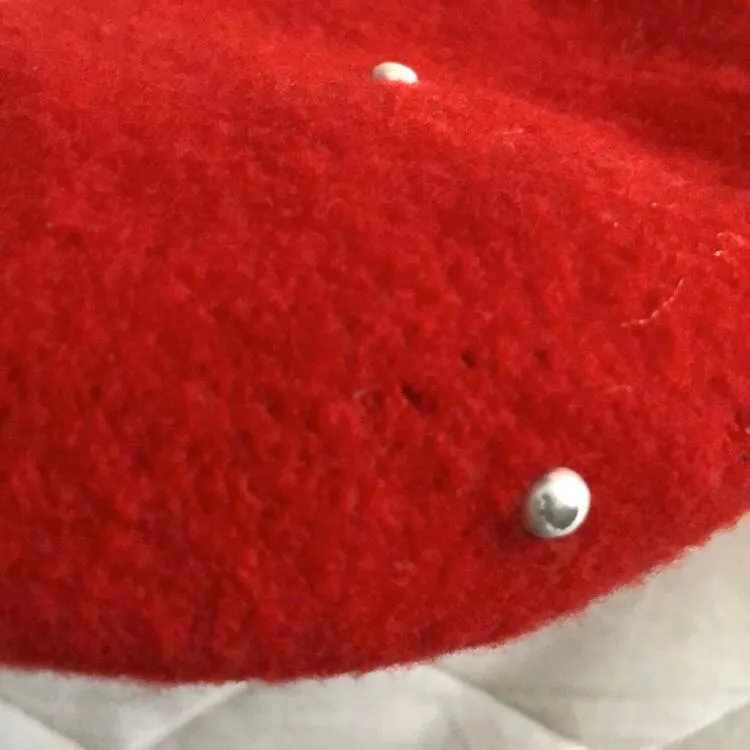 Vintage Wool Beret Red - Image 4