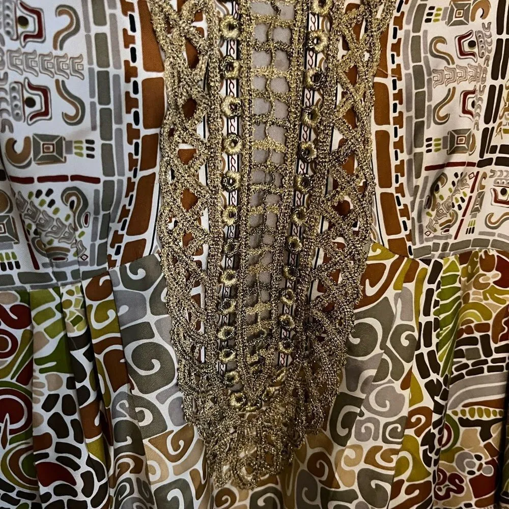 Nicole miller medium silk dress - Image 6