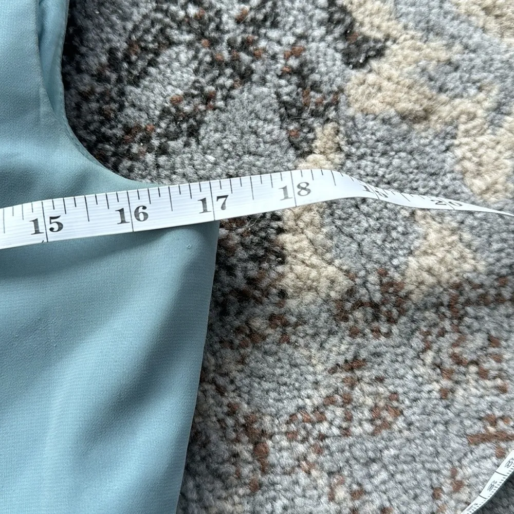 Dessy Collection Vivian Diamond 2894 Lux Chiffon Bridesmaid Dress Sage Green Size undefined - Image 13