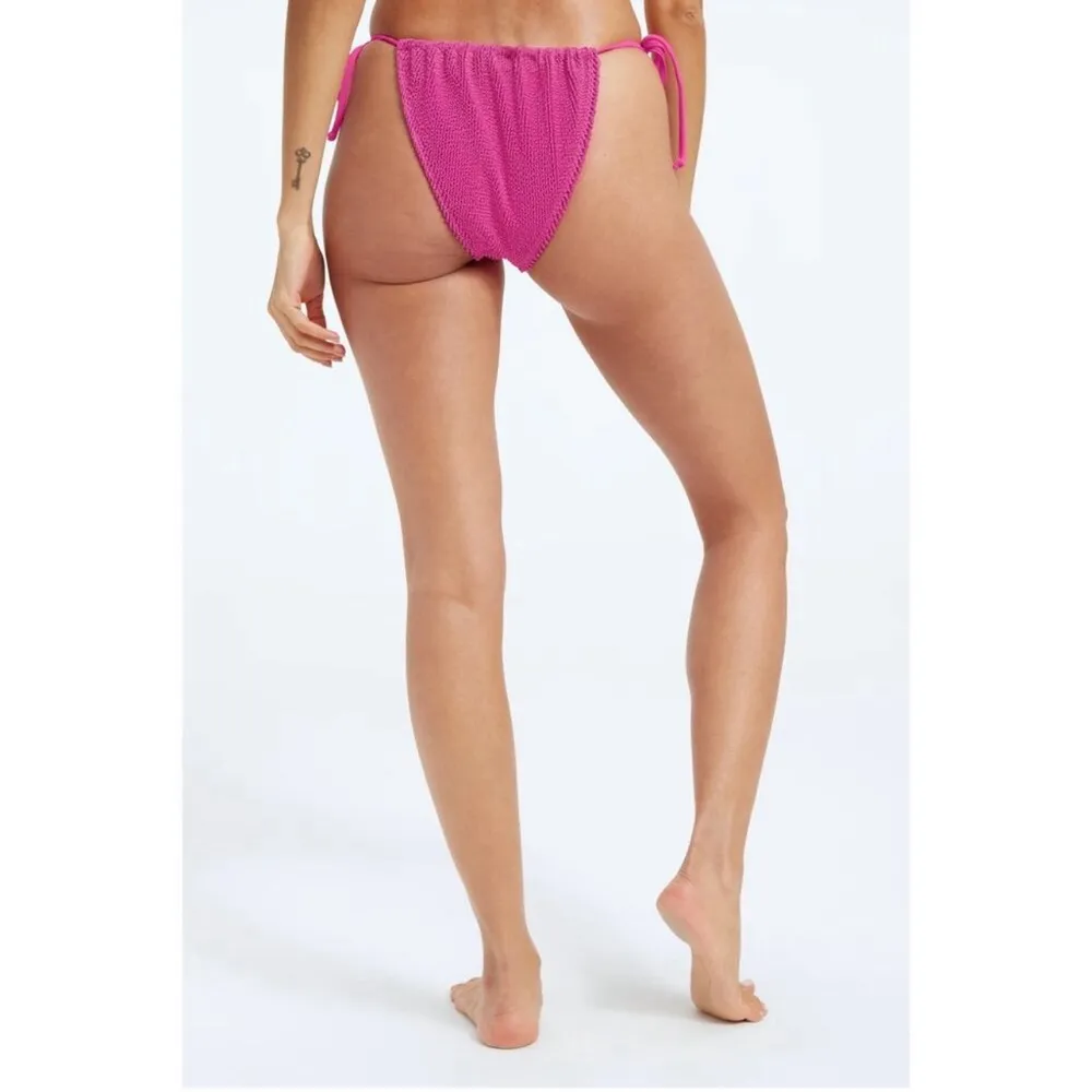 Good American Always Fits Bikini Bottom in Fuchsia Size 3/4 (Large-Extta Large) - Image 3