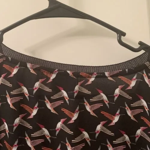 Worthington Women’s Bird Print Blouse Top Sleeveless Size Large - Image 8