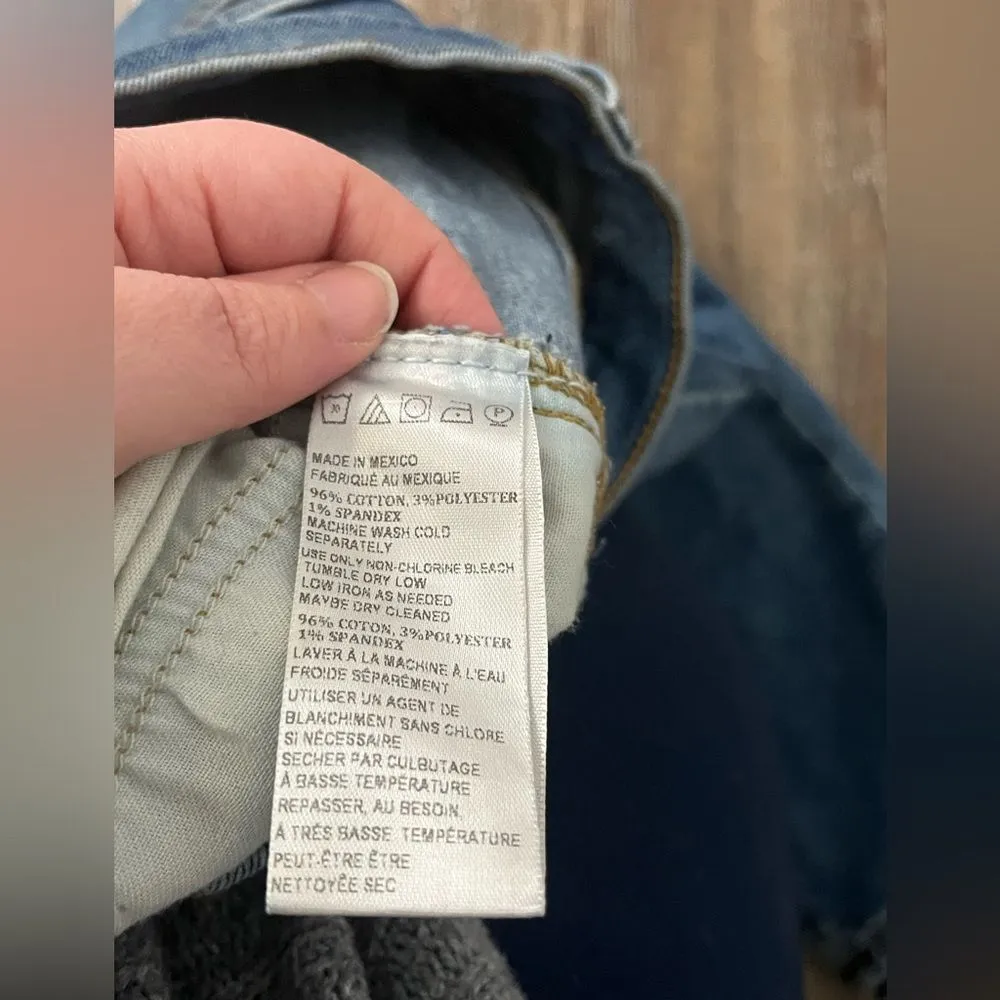 BDG Urban Outfitters Girlfriend High Rise Denim Blue Jeans Size 26W - Image 8