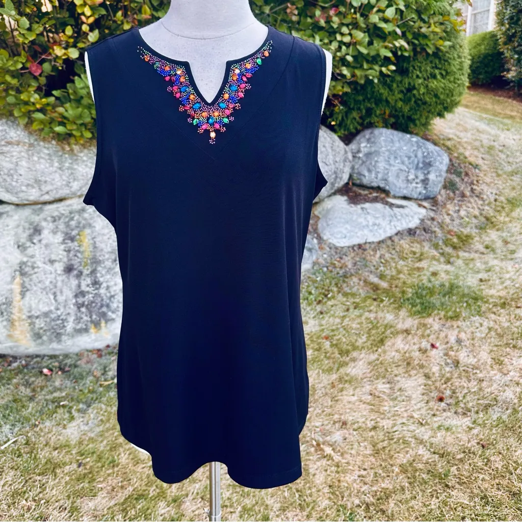 Susan Graver Artisan Sleeveless Top - Image 5