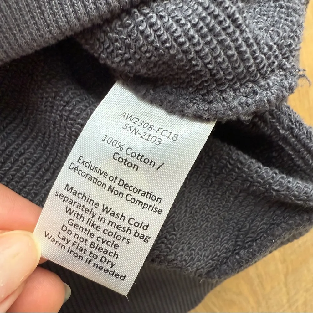 ATM NEW NWT Gray Mock Neck Sweatshirt Dress Size M - Image 9