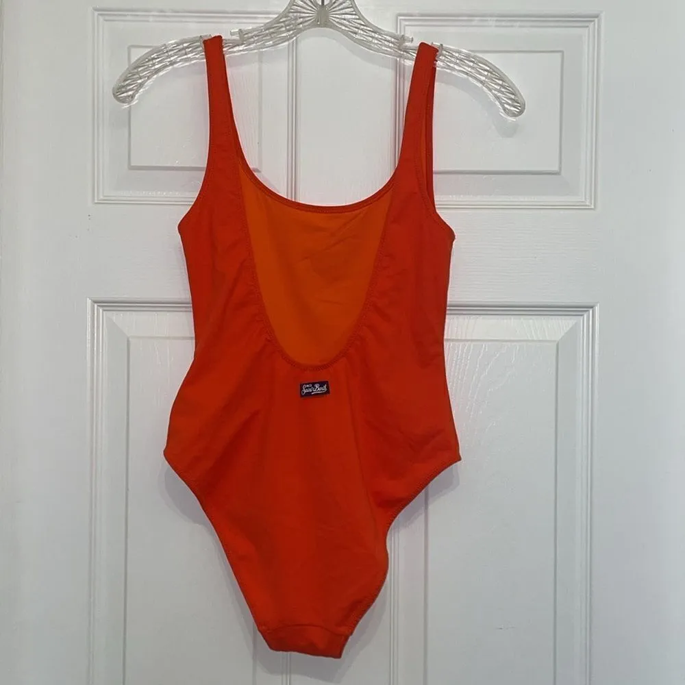 MC2 Saint Barth Bright Orange One Piece Swimsuit - Image 4
