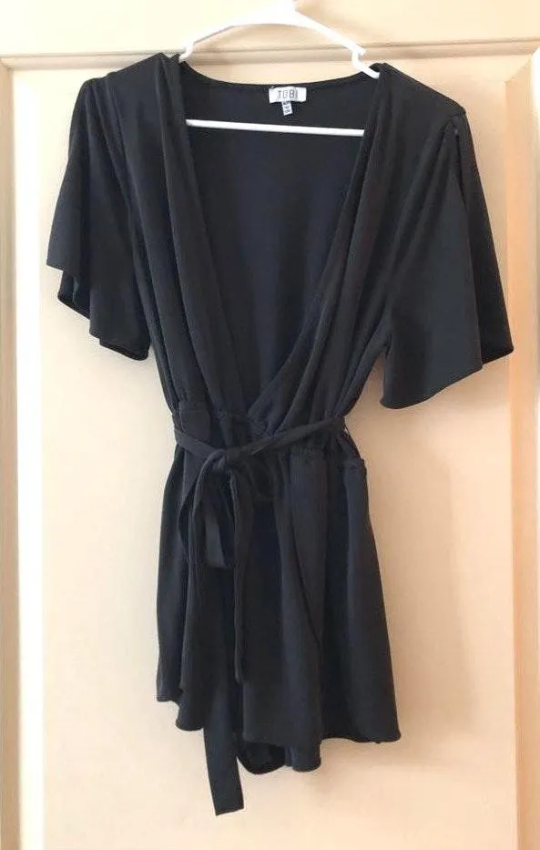 Tobi Black Romper  - Image 2