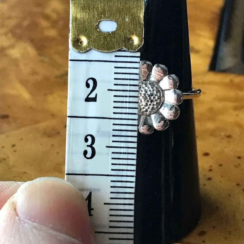 Natural Diamond Accent Sterling Silver Ring Size 7 - Image 4