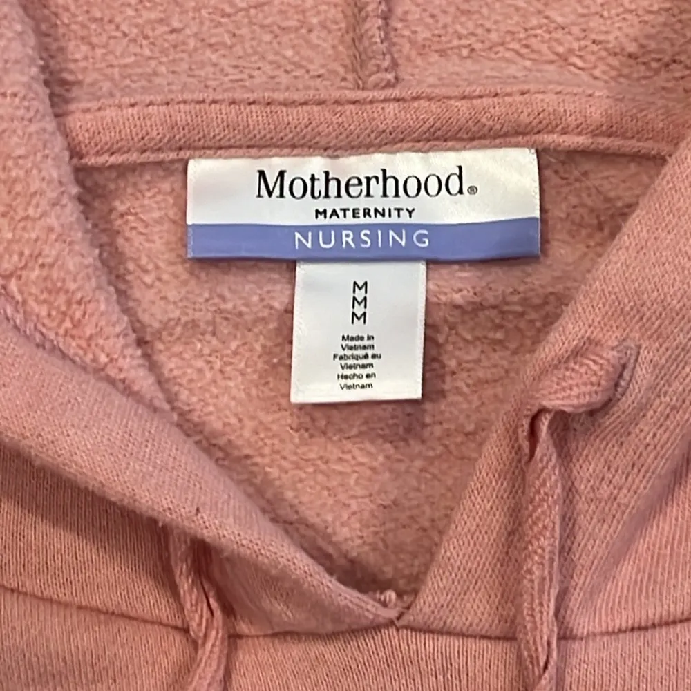 Motherhood Maternity Tulip Pink Nursing Hoodie - Image 3