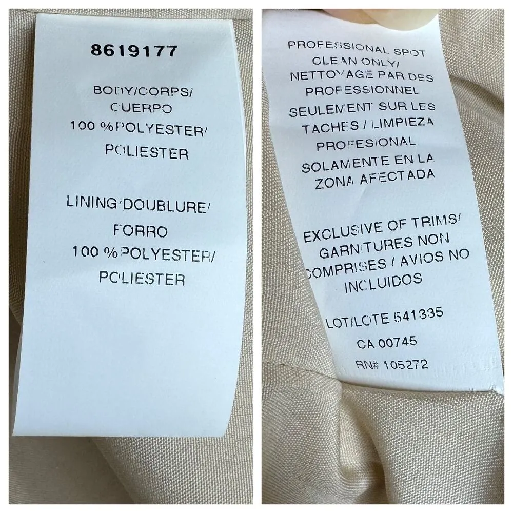 JS Collections Ashley Draped Column Gown Square Neck Special Event Champagne 4 - Image 10