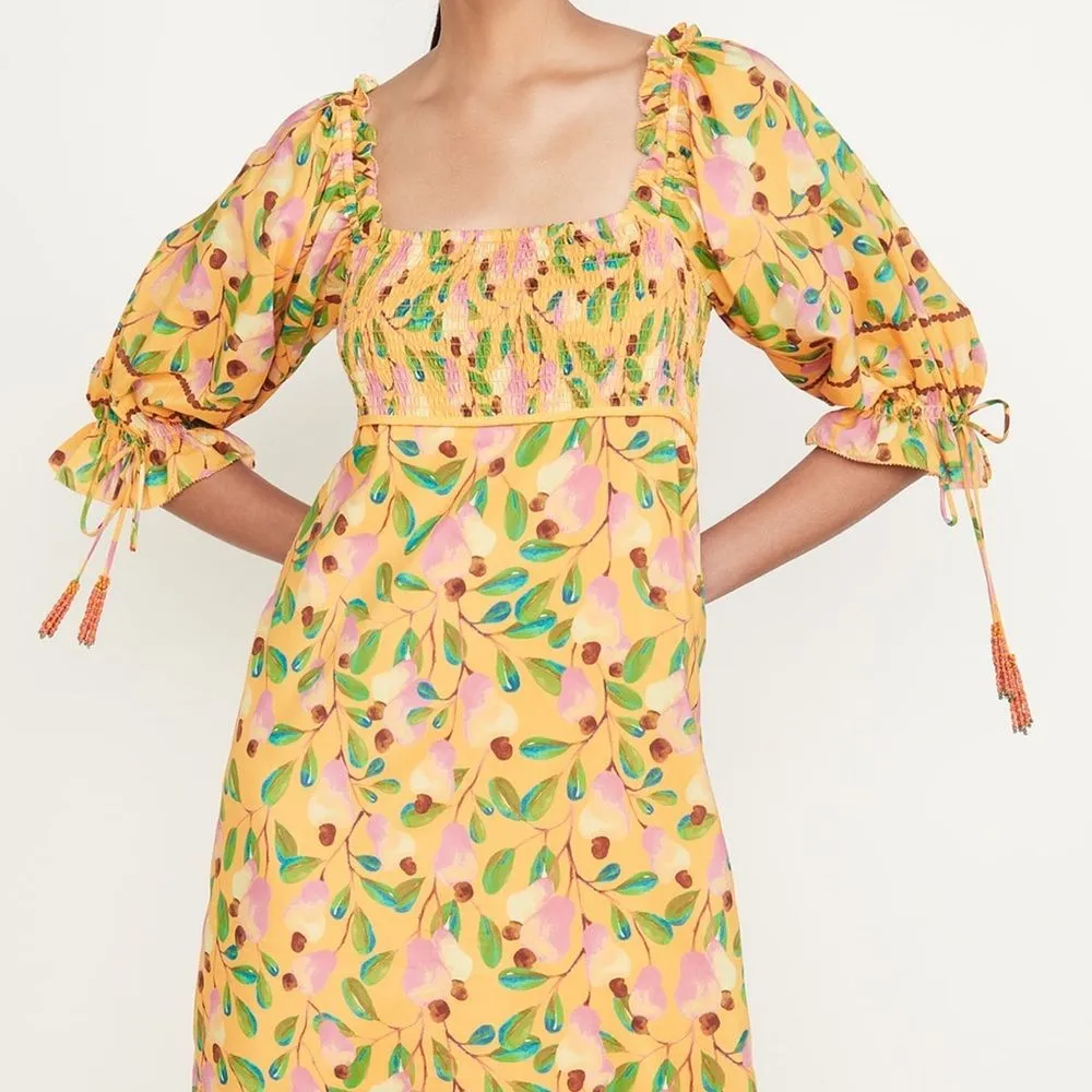 NWT FARM Rio Mini Cashew Maxi Dress - Image 5