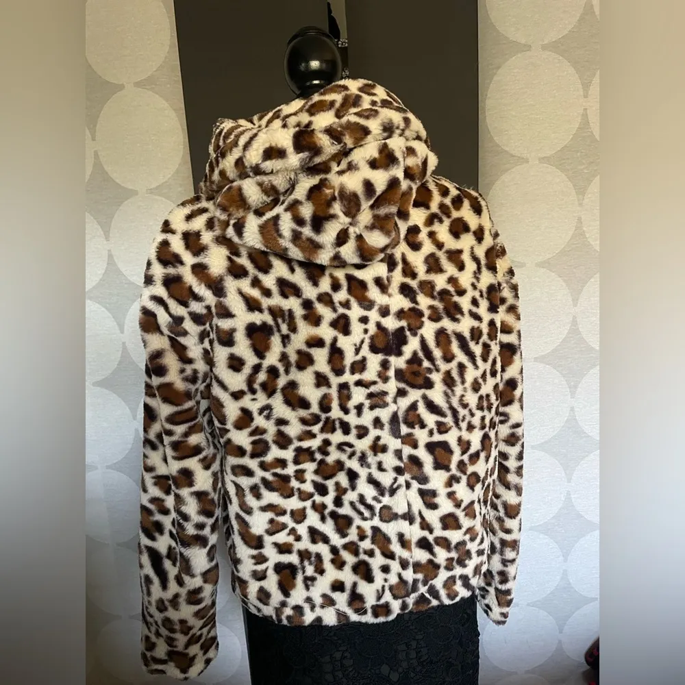Cheetah fur jacket Brown - Image 2
