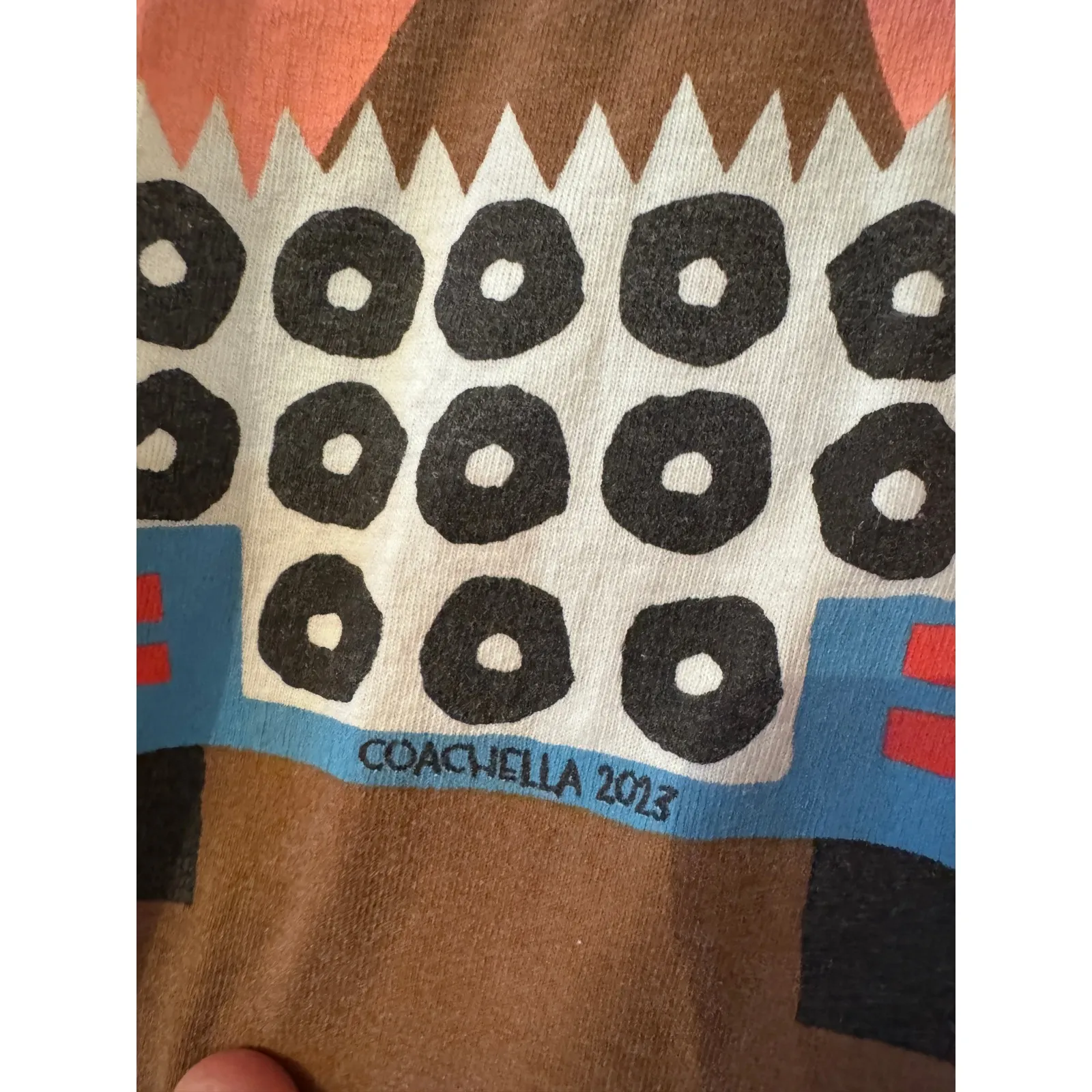 Bad Bunny Coachella 2023 Cropped Long Sleeve T Shirt White Medium LTD edition - Image 2